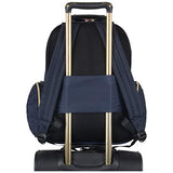 Kenneth Cole Reaction Women's Sophie Silky Nylon 15.6" (RFID) Laptop Backpack Navy One Size