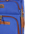 Steve Madden Luggage Midsize Softside 24" Expandable Suitcase With Spinner Wheels (24In, Blue)