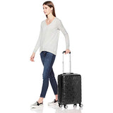 AmazonBasics Pyramid Hardside Carry-On Luggage Spinner Suitcase with TSA Lock - 20 Inch, Black