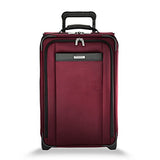 Briggs & Riley Transcend-Softside Expandable Tall Carry-On Upright Luggage, Merlot, 22-Inch