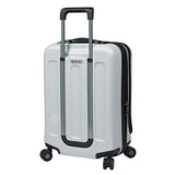 Mia Toro Profondito Hardside Spinner Luggage 20'' Carry-on, White
