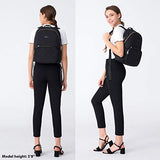 Nylon Casual Travel Daypack Backpack With 13 Inch Laptop Compartment, With Trolley Strap And