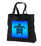 MacDonald Creative Studios – Tribal Animals - A ocean blue tribal honu sea turtle with Hawaiian