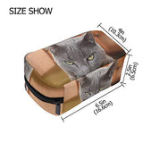 Makeup Bag Evil Cat Girls Travel Cosmetic Bag Womens Toiletry Organizer