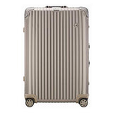 RIMOWA Lufthansa Private Jet Collection suitcase 84.5L titanium Electronic Tag