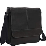 Kenneth Cole Reaction Colombian Leather Single Compartment Flapover Tablet Case, Black