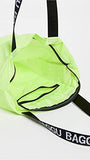 BAGGU Women's Ripstop Tote, Lime, Green, One Size