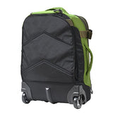 Olympia Cascade 20" Outdoor Upright Carry-On W/Hideaway Backpack Straps, Green