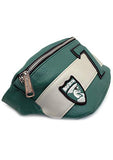 Loungefly x Harry Potter Slytherin Crest No. 7 Fanny Pack (One Size, Green/Grey)