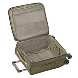 Briggs & Riley Baseline International Carry-On Expanadable Wide-Body 21" Spinner, Olive, One Size