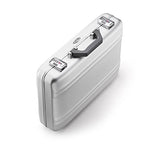 Zero Halliburton Premier Plus Aluminum Attache Case In Silver