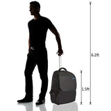 Makimoo 19 Inches Wheeled Rolling Backpack Laptop Travel Waterproof School Bag For Women Men -