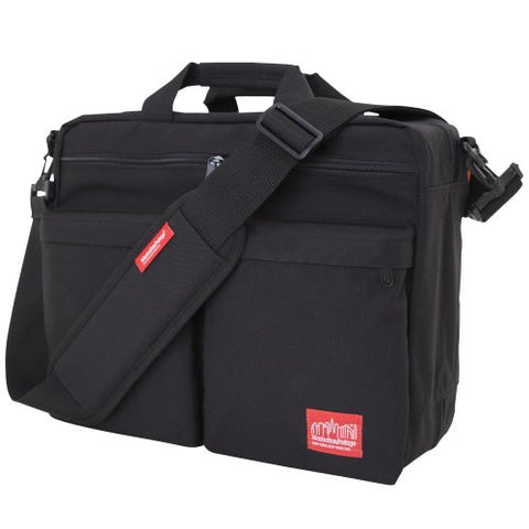 Manhattan Portage Tribeca Bag with Back Zipper, Black, One Size
