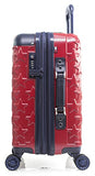 Tommy Hilfiger Starlight 21" Expandable Hardside Spinner, Red