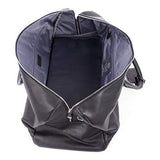 Bugatti Sartoria Duffle Bag, Top Grain Leather, Black