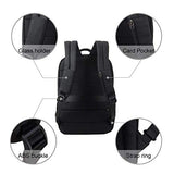 KOPACK Business Laptop Backpack Side Load Computer Travel Backpack Usb Port Water Resistant 15.6