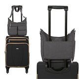 Baggallini Everywhere Travel Crossbody Bag, Charcoal, One Size