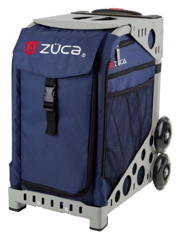 Zuca Bag Midnight Insert & Gray Frame W/ Flashing Wheels