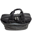 Kenneth Cole New York"Take The Op-Port-unity"Crumpled Leather Double Gusset Top Zip Laptop Brief