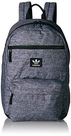 adidas Originals Unisex National Backpack, Heather Grey, ONE SIZE