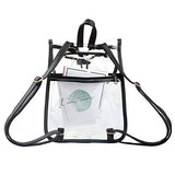 Heavy Duty Clear Backpack Stadium Security Approved Mini Gym Drawstring Bag