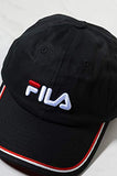 FILA Cotton Twill Cap-BLACK_O/S