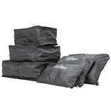 Miami CarryOn Set of 6 Packing Cubes, Luggage Organizer - 3 Cubes + 3 Pouches