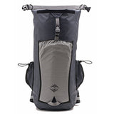 Aqua Quest SPORT 25 Gray Waterproof Backpack 25L Reflective for Safety for Motorcycle, Bicycle,