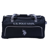 U.S. Polo Assn. 27in Rolling Duffel Bag, Black, One Size