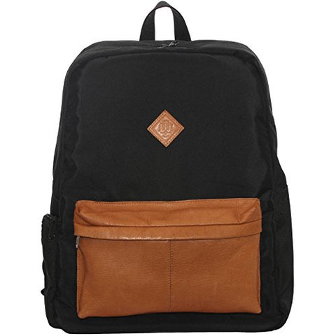 Jill-E Designs Dupont 15" Laptop Backpack, Black (464101)