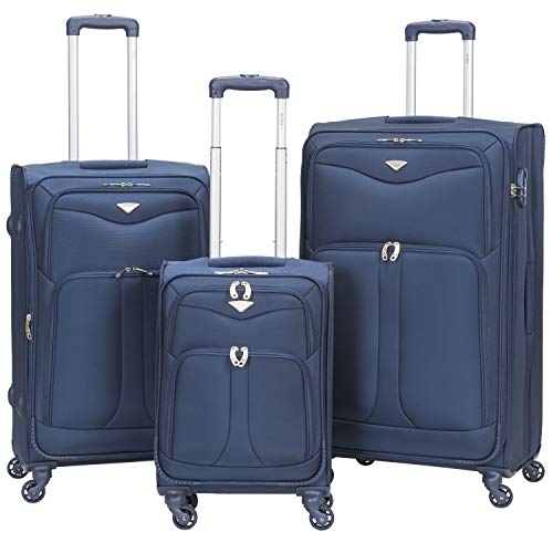 Buy Flight Knight Set of 3 Hardcase Large Check in Suitcases and