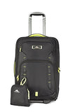 High Sierra At8 Wheeled Carry-On With Pack N Go Backpack, Black/Zest,