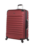 Ciao Luggage Voyager 3 Piece Hardside Spinner Suitcase Set Collection (Voyager Burgundy)