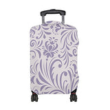 GIOVANIOR Retro Roman Purple Floral Luggage Cover Suitcase Protector Carry On Covers