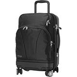 eBags TLS Hybrid (Hardside/Softside) Spinner Expandable Luggage - 22-inch - Carry-On - (Black)