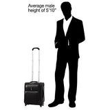 Travelpro Luggage Platinum Elite 16" Carry-on Regional Rollaboard Suitcase, Shadow Black