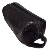 Ben Sherman Men's Totteridge Top Zip Wide Mouth Travel Kit, Black