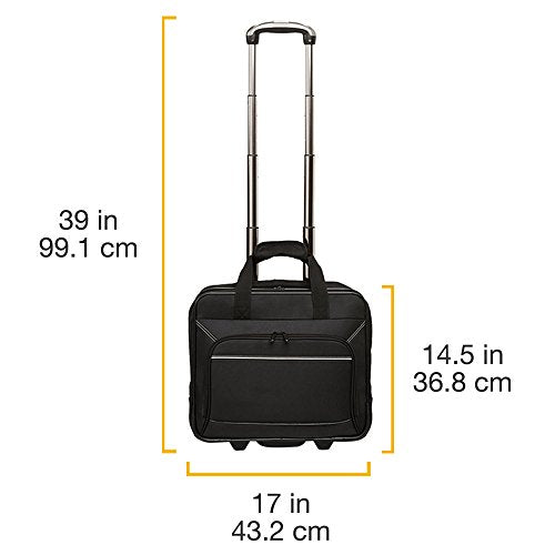 AmazonBasics Rolling Laptop Case