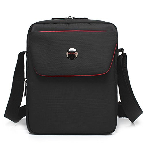 Coolbell 10.6 Inches Shoulder Bag Fabric Messenger Bag Ipad Carrying Case Hand Bag Tablet Briefcase