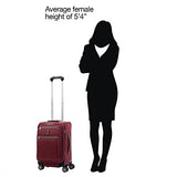 Travelpro Luggage Platinum Elite 20" Carry-On Expandable Business Spinner W/Usb Port, Bordeaux