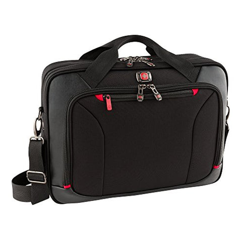 Victorinox Luggage Highwire Deluxe 28373001 High Wire 17" Laptop Briefcase, Black, One Size