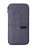 Big Mango RFID Blocking Neck Travel Wallet Family Passport Wallet Holder Travel Organizer Clutch