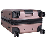 Kenneth Cole Reaction Continuum 24" Hardside 8-Wheel Expandable Upright Checked Spinner Luggage, Rose Gold