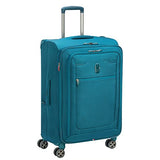 DELSEY Paris Hyperglide 3 Piece Luggage Set Carry On & Checked Spinner Suitcases, Teal Blue