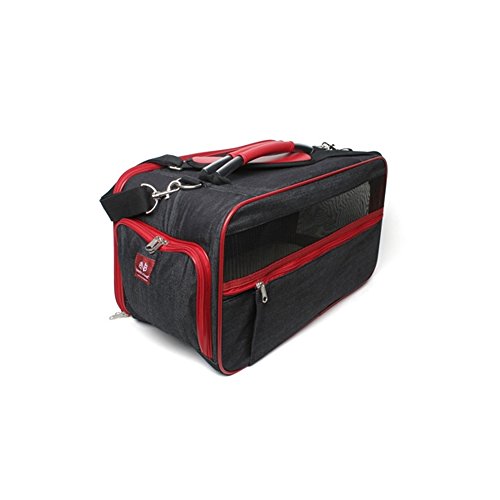 Bark-N-Bag Organic Denim Classic Carrier Collection Pet Carrier, Small