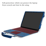 Surface Laptop Case,2 In 1 Accurately Designed Protective Pu Leather Cover + Portable Carrying