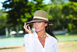 Wallaroo Women's Nola Sun Hat - 100% Paper Braid - UPF 50+, Brown