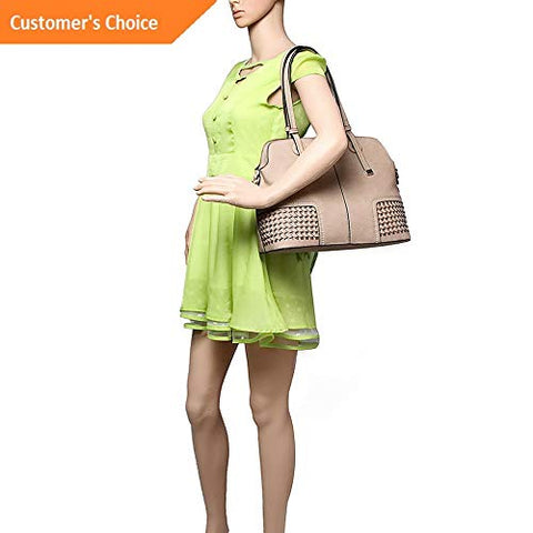 Sandover MKF Collection by Mia K. Farrow Camellia Satchel 5 Colors | Model LGGG - 10358 |