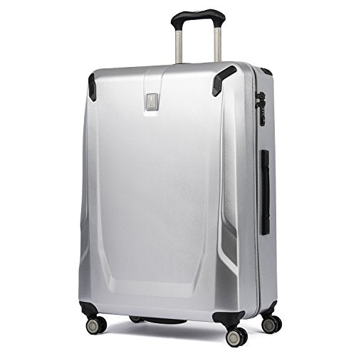 Travelpro Luggage Crew 11 29" Polycarbonate Hardside Spinner Suitcase, Silver