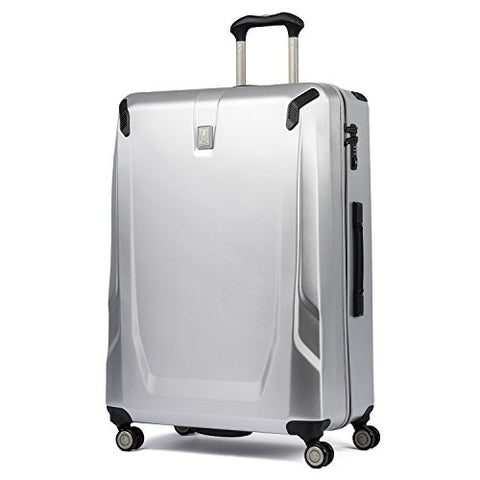 Travelpro Luggage Crew 11 29" Polycarbonate Hardside Spinner Suitcase, Silver